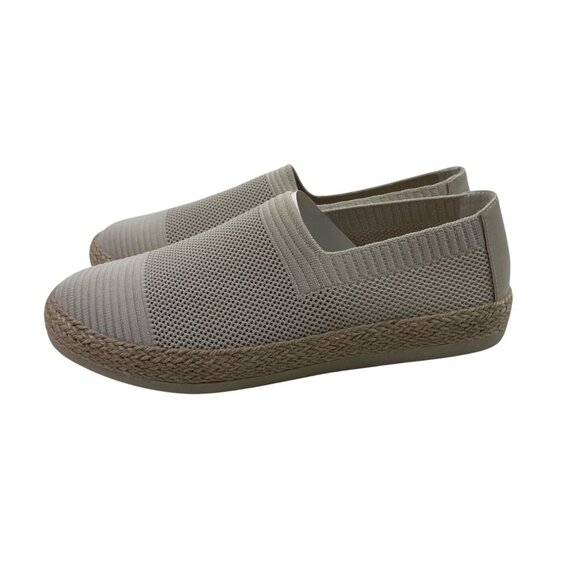 Falls Creek Erin Natural Knit Loafers Slip On Womens Size 9.5M - Picture 1 of 11